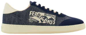 Giay Salvatore Ferragamo Low Top Sneaker 'Blue' 030618-773754