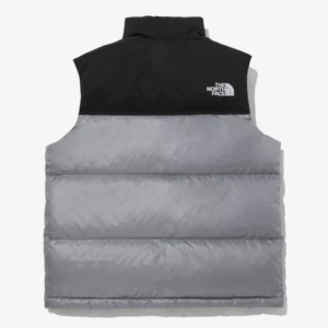 Ao The North Face Novelty Nuptse Down Vest 'Silver Black' NV1DP50L