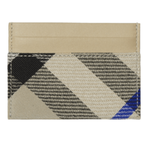 Vi Burberry Check Card Case 'Lichen' 80859851