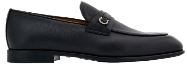 Giay Salvatore Ferragamo Moccasin 'Black' 022385-768125