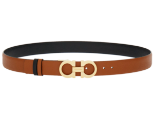 That Lung Salvatore Ferragamo Reversible Adjustable 'Cognac' 23A565-775473