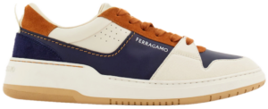 Giay Salvatore Ferragamo Suede Skate Sneaker 'Mascarpone' 022376-774861