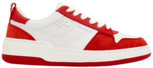 Giay Salvatore Ferragamo Suede Patch Skate Sneaker 'Red' 030568-769650