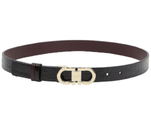 That Lung Salvatore Ferragamo Reversible Adjustable Gancini Belt 'Black' 230294-771073