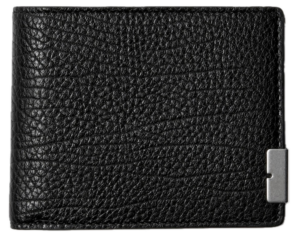 Vi Burberry B Cut Slim Bifold Wallet 'Black' 80838541