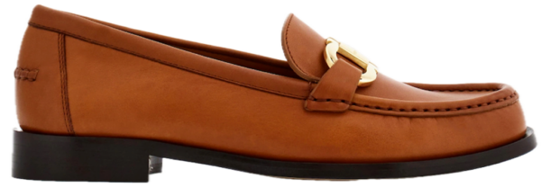 Giay Salvatore Ferragamo Moccasin Gancini Ornament 'Tan' 01H704-769756