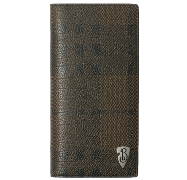 Vi Burberry B Shield Continental Wallet 'Slate' 81029401
