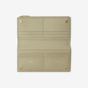 Vi Burberry Large Check Bifold Wallet 'Lichen' 80859751