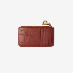 Vi Burberry Rocking Horse Zip Card​ 'Rust' 81033981