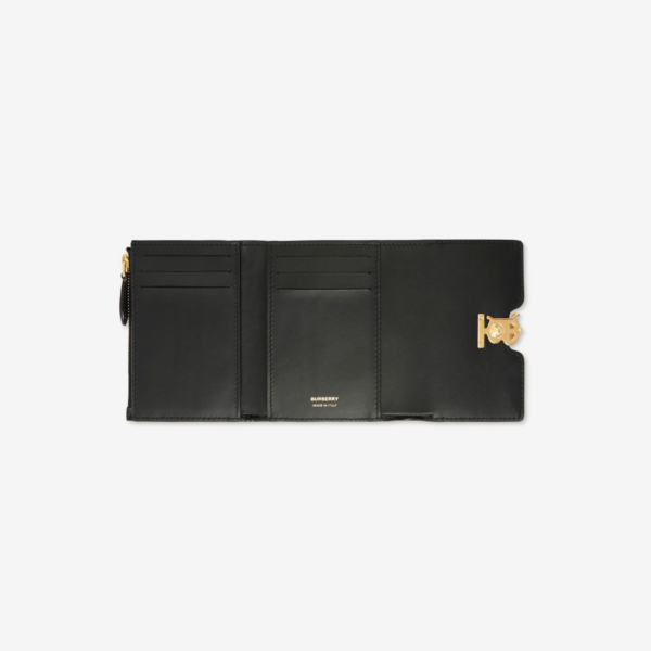 Vi Burberry TB Compact Wallet 'Black' 80492171
