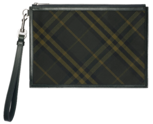 Tui Burberry Check Zip Pouch 'Shadow' 80984611