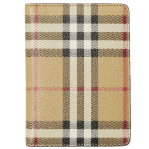 Vi Burberry Check Passport Holder 'Beige' 80739751