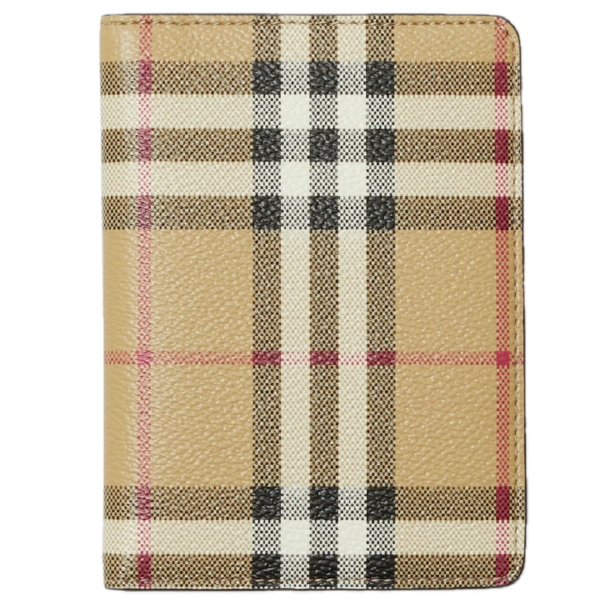 Vi Burberry Check Passport Holder 'Beige' 80739751