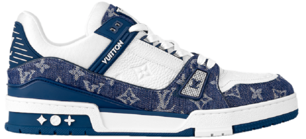 Giay Louis Vuitton LV Trainers 'Blue' 1A9JGU