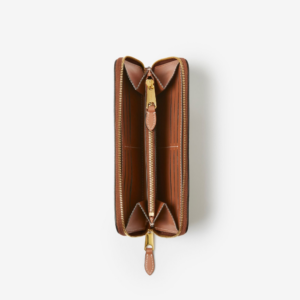 Vi Burberry Check Zip Wallet 'Beige' 80705981