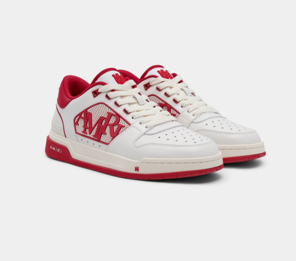 Giay Amiri Classic Low 'White Red' AMFOSR1043-147
