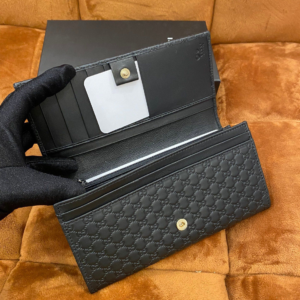 Vi Gucci Micro Guccissima 'Black Leather' 449396-BMJ1G-1000