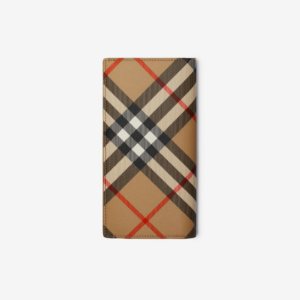 Vi Burberry Check Continental Wallet 'Sand' 80919211