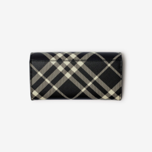 Vi Burberry Check Continental Wallet 'Black' 80952691