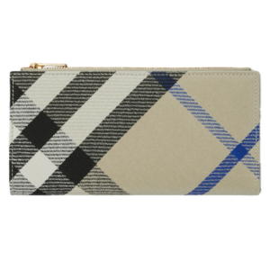 Vi Burberry Large Check Bifold Wallet 'Lichen' 80859751