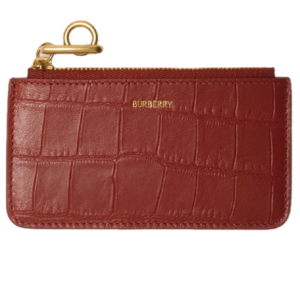 Vi Burberry Rocking Horse Zip Card​ 'Rust' 81033981