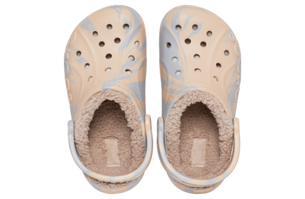 Dep Crocs Baya Lined Marbled Clog 'Chai' 208333-2ZM
