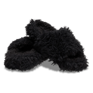 Dep Crocs Classic Shaggy Fur Slide 'Black' 210912-001