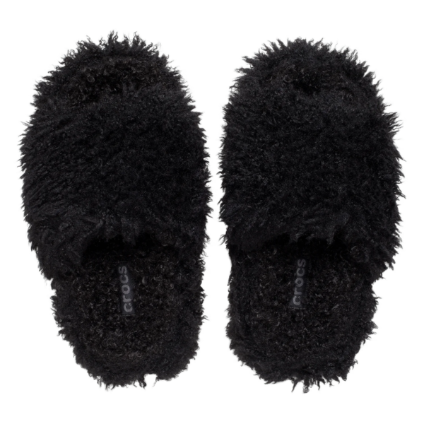 Dep Crocs Classic Shaggy Fur Slide 'Black' 210912-001