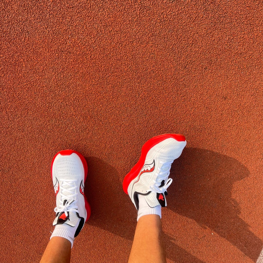 Giay Saucony Kinvara 13 'White Red' S20723-85