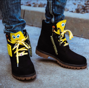 Giay Timberland 6 x SpongeBob SquarePants 'Black' A22TF001