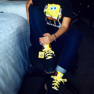 Giay Timberland 6 x SpongeBob SquarePants 'Black' A22TF001