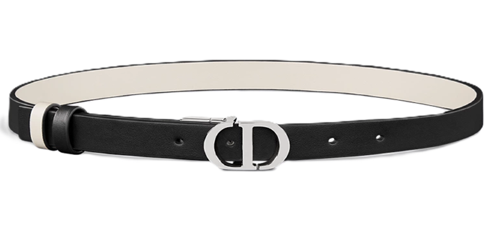 That Lung Dior 30 Montaigne Reversible 'Black White' B0446PWGA-M911