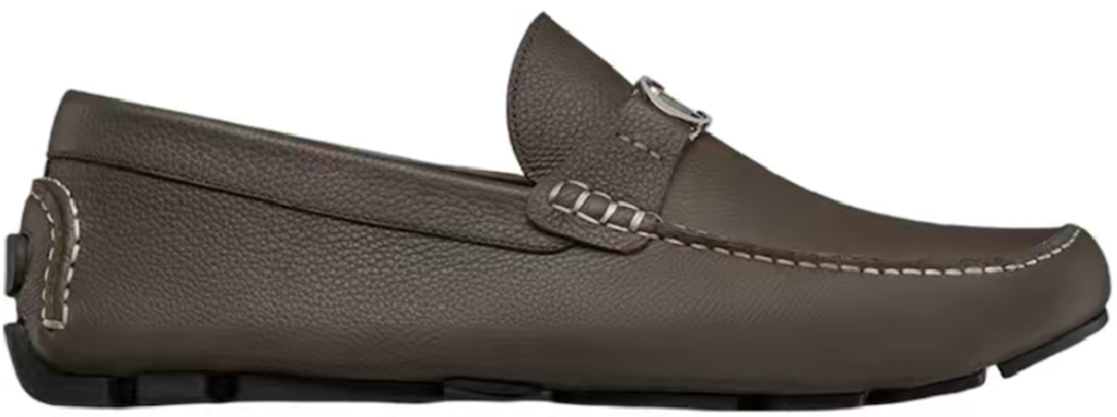 Giay Dior Loafer Ebony Grained Calfskin 'Brown' 3LO114YJK-H767