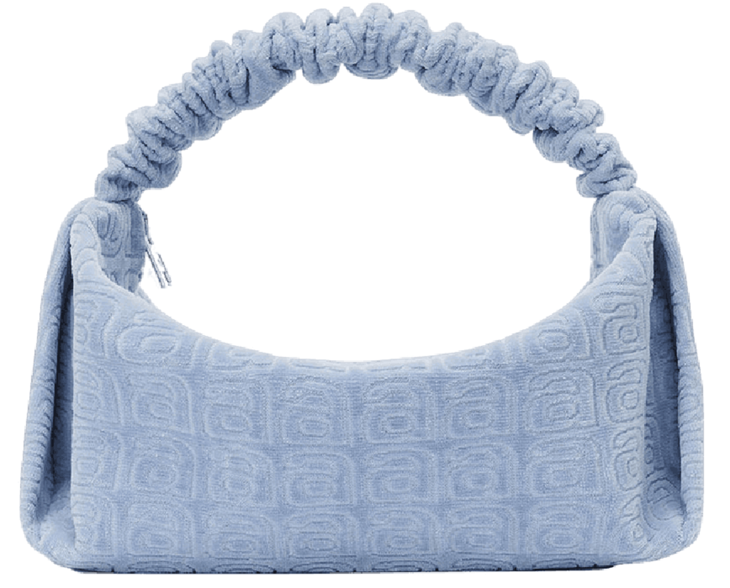 Tui Alexander Wang Scrunchie Small Bag In Jacquard Velour 'Oxford Jacquard' 20123R31T450