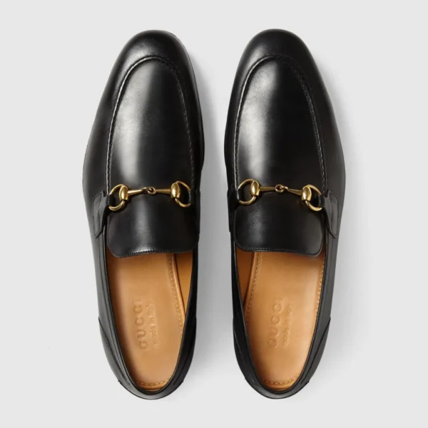 Giay Gucci Jordaan Leather Loafer 'Black' 406994-BLM00-1000