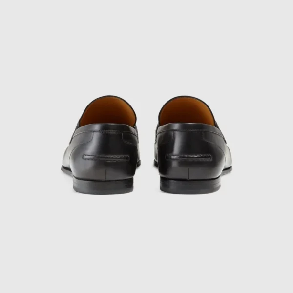 Giay Gucci Jordaan Leather Loafer 'Black' 406994-BLM00-1000