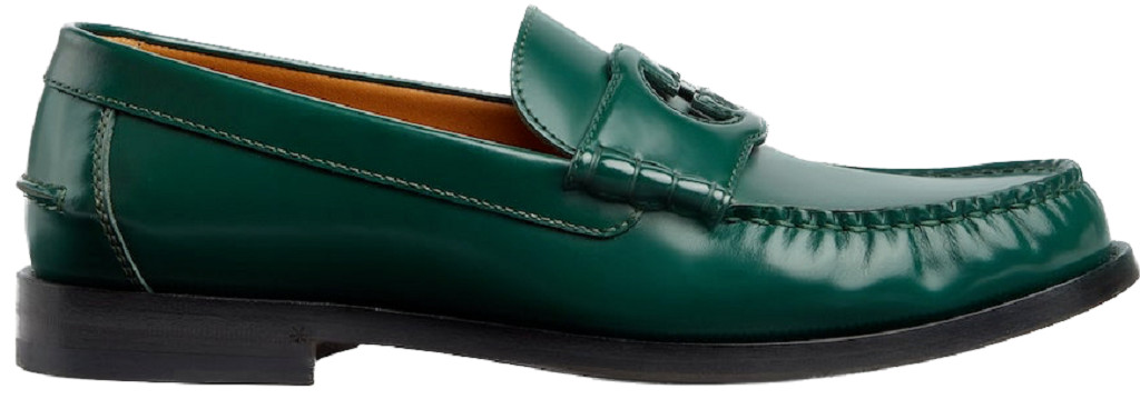 Giay Gucci Interlocking G Loafer 'Green' 738470-17X00-3154