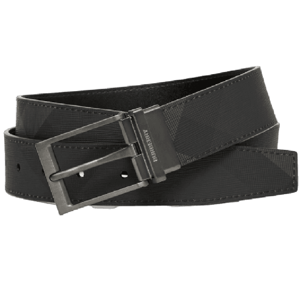 That Lung Burberry Reversible Check 'Charcoal' 80653411