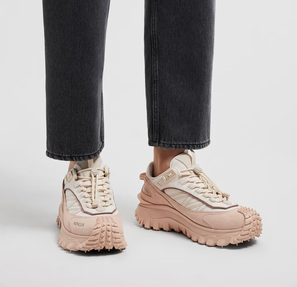 Giay Moncler Trailgrip Suede Sneakers 'Pink' J209B4M00160M432330M
