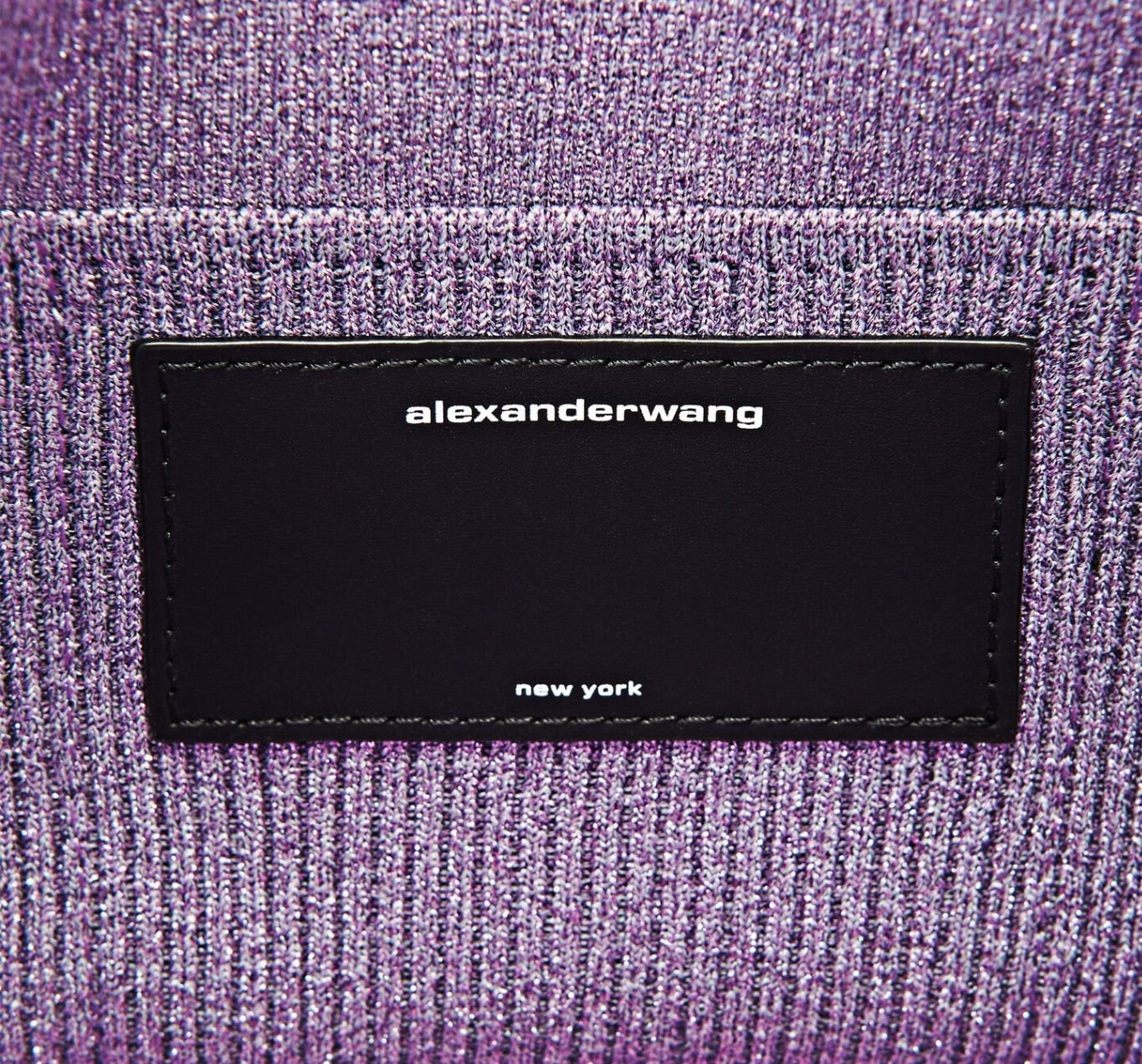 Tui Alexander Wang Ryan Small Bag In Metallic Rib Knit 'Unicorn' 20123K60T544