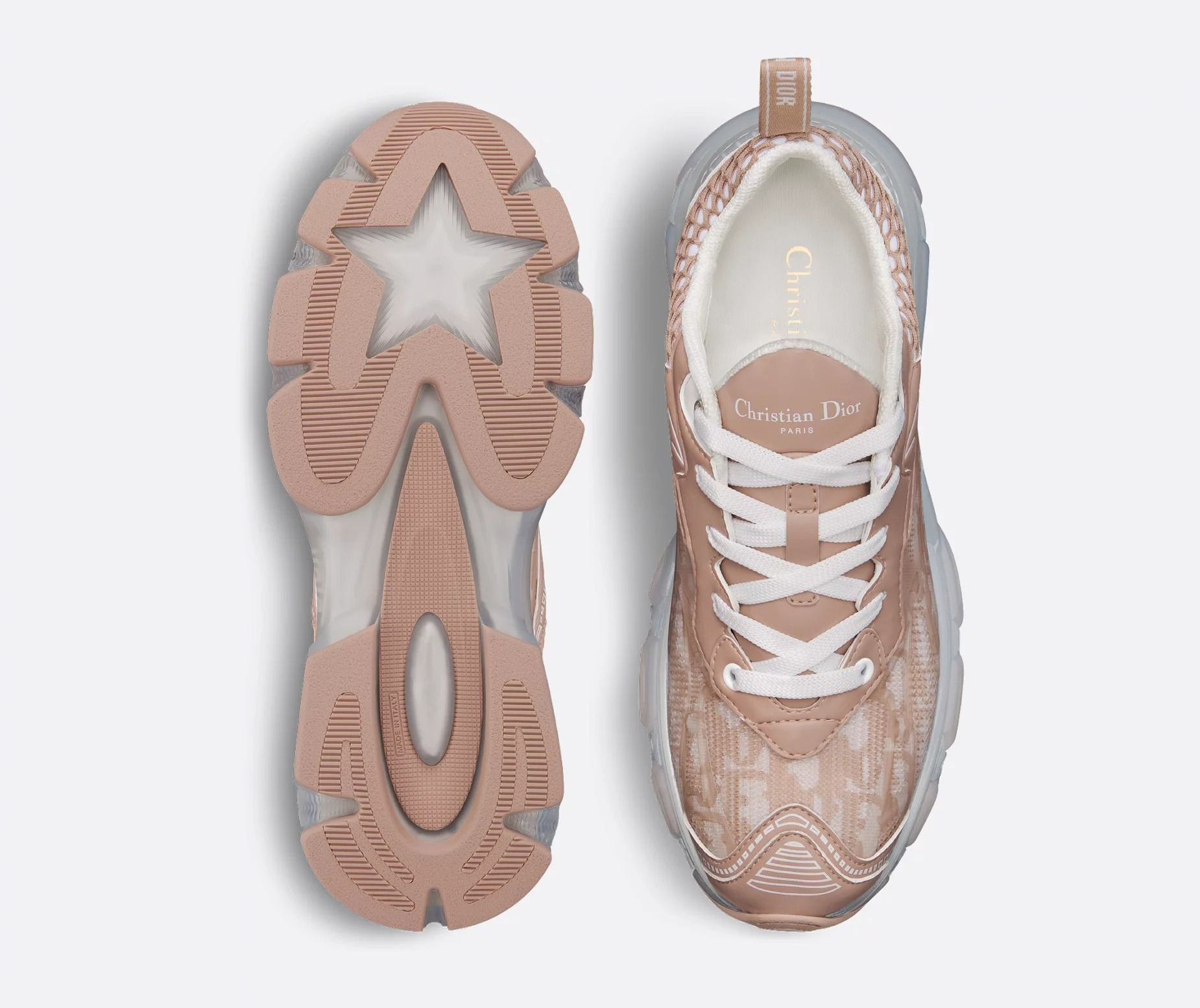 Giay Dior Vibe Sneaker 'Nude' KCK365OBU-S80W