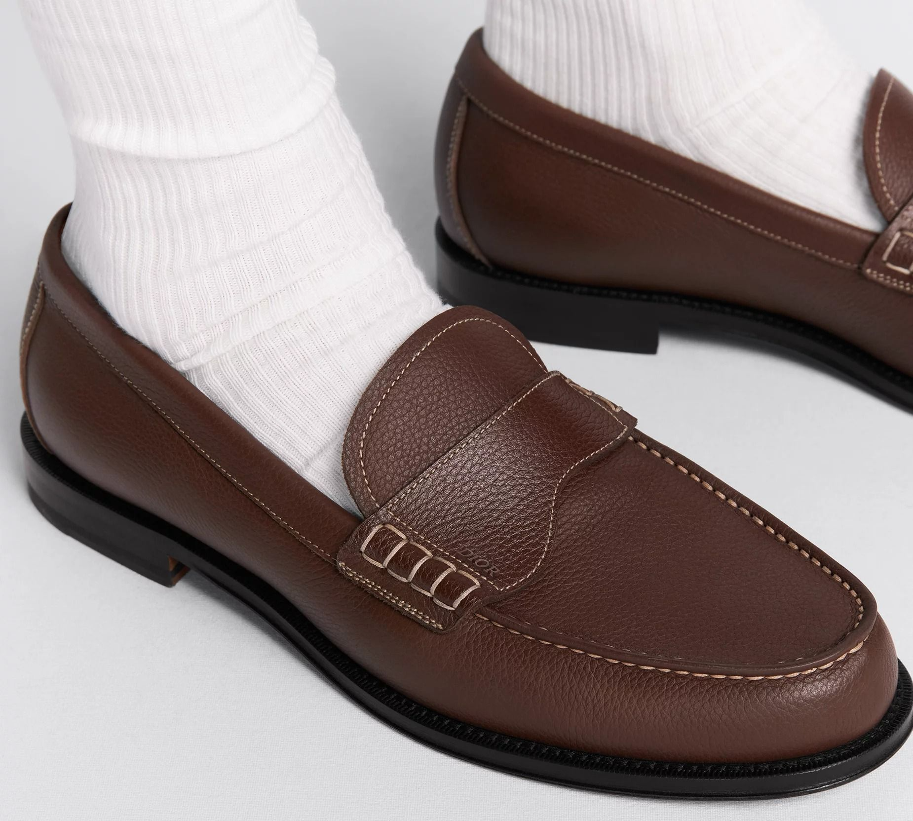Giay Dior Granville Loafer 'Brown' 3LO146YJK-H750