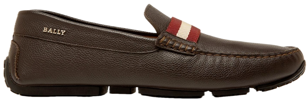 Giay Bally Pearce Leather Drivers 'Brown' 6206928