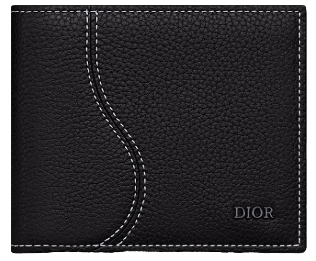 Vi Dior Saddle Bifold Card Holder 'Black' 2ADBH076YKK-H00N