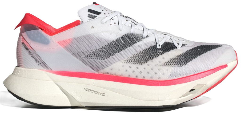 Giay Adizero Adios Pro 3 'White Solar Red' IE1053