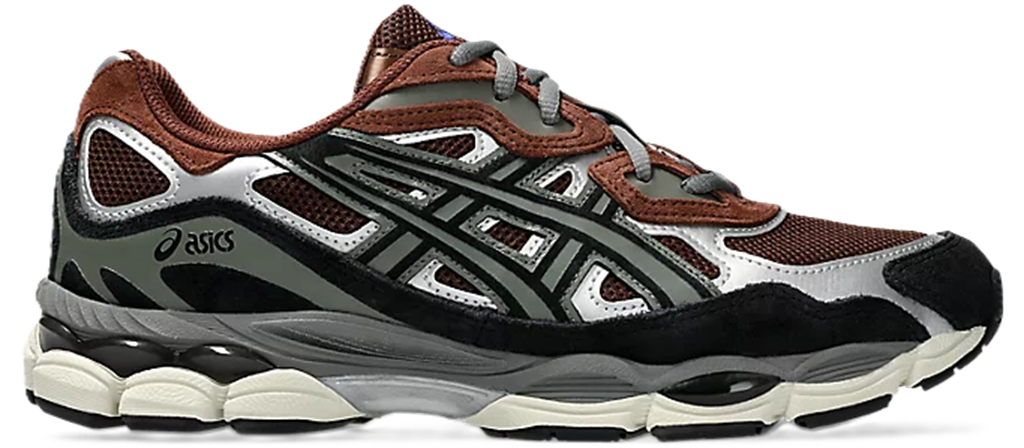 Giay Aiscs Gel-NYC 'Reddish Brown Steeple Grey' 1203A383-200