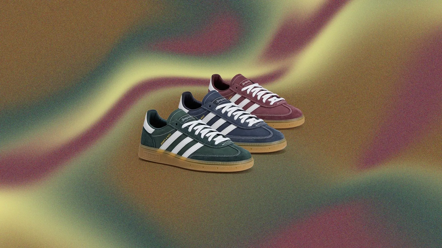 Chiem nguong bo suu tap moi giua Sporty & Rich x adidas Handball Spezial