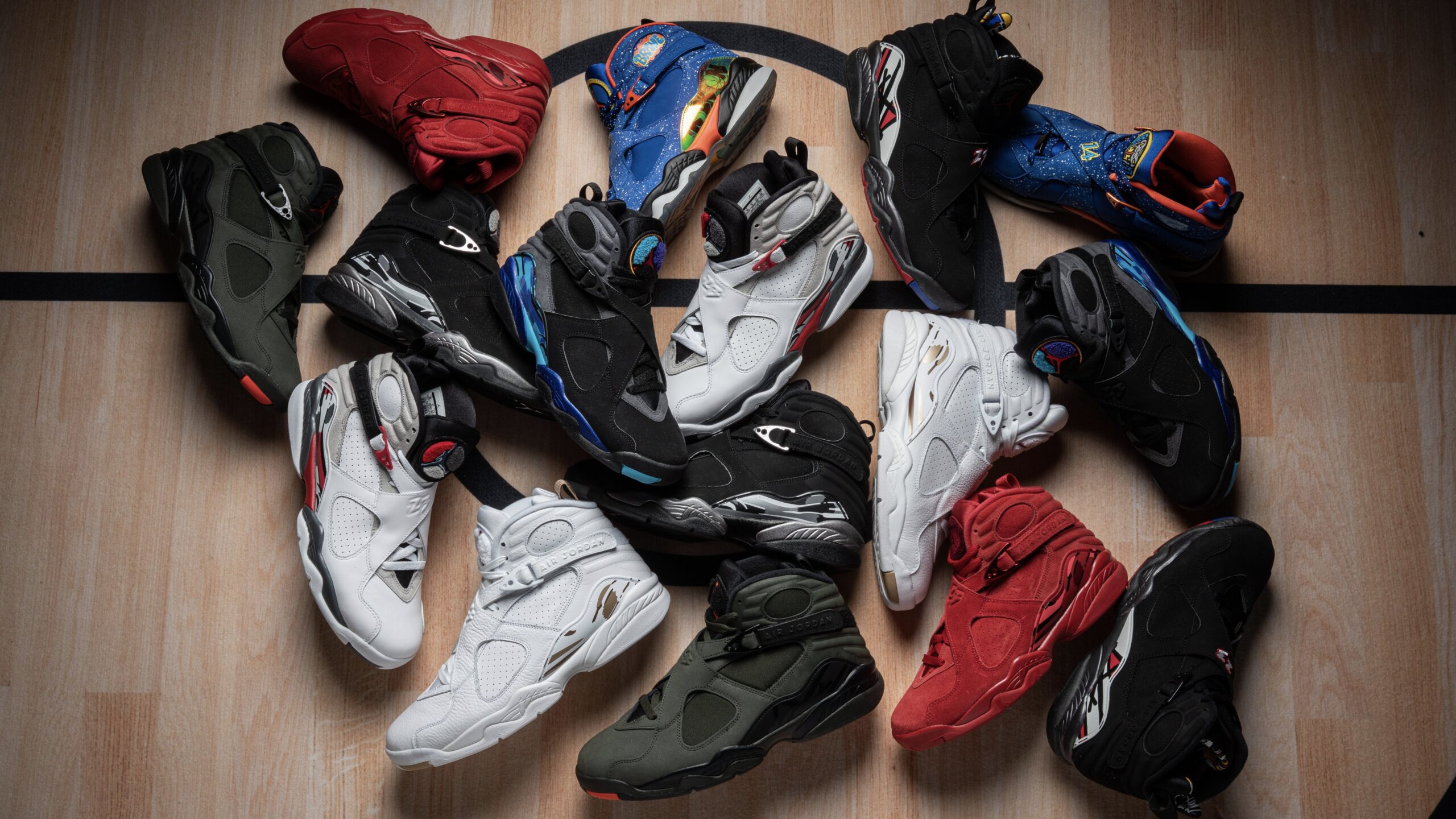 Top 5 doi giay Air Jordan 8 moi thoi dai