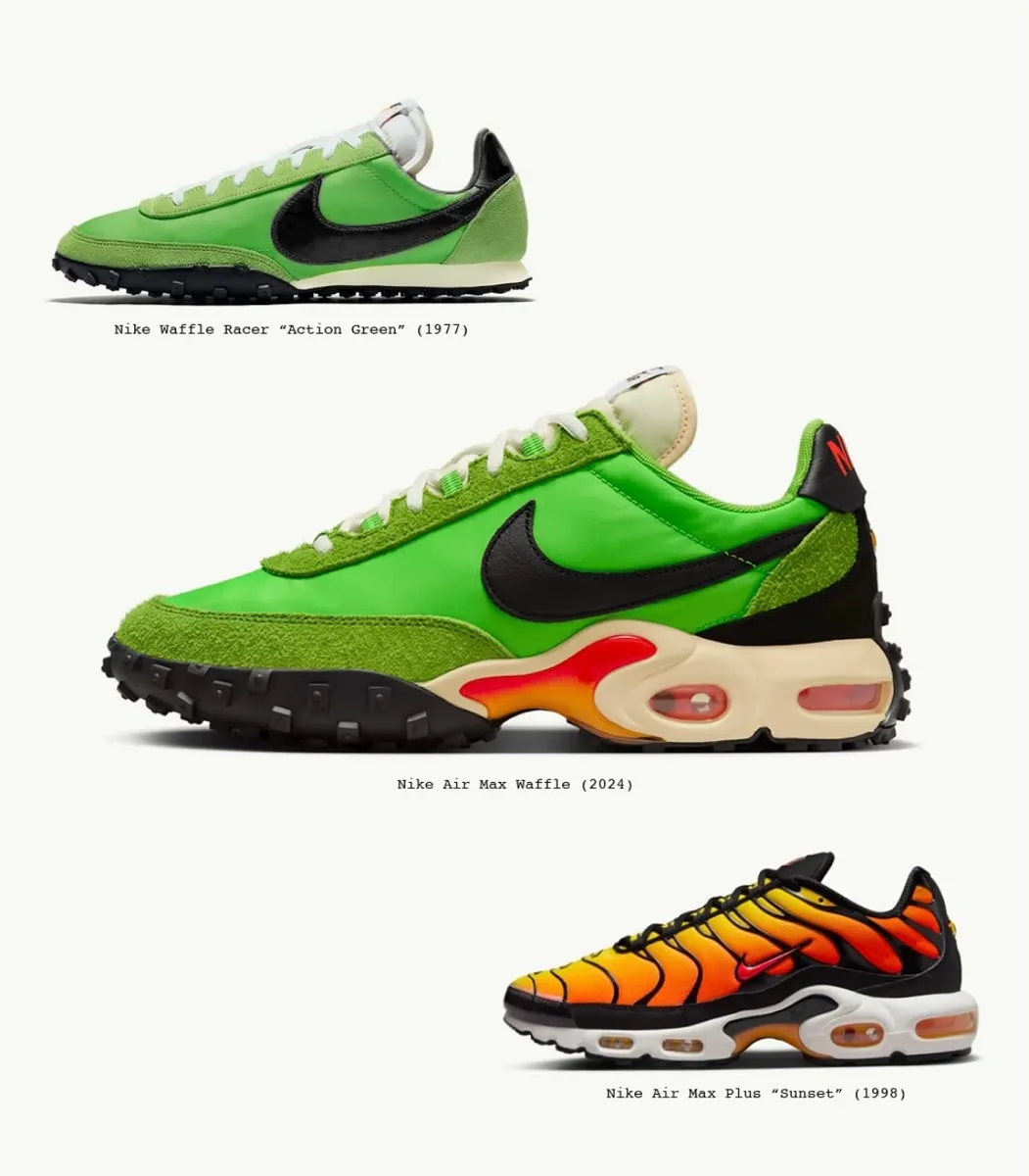 Review chi tiết Nike Air Max Waffle SP "Action Green" Hinh anh 4: Review chi tiet Nike Air Max Waffle SP "Action Green"
