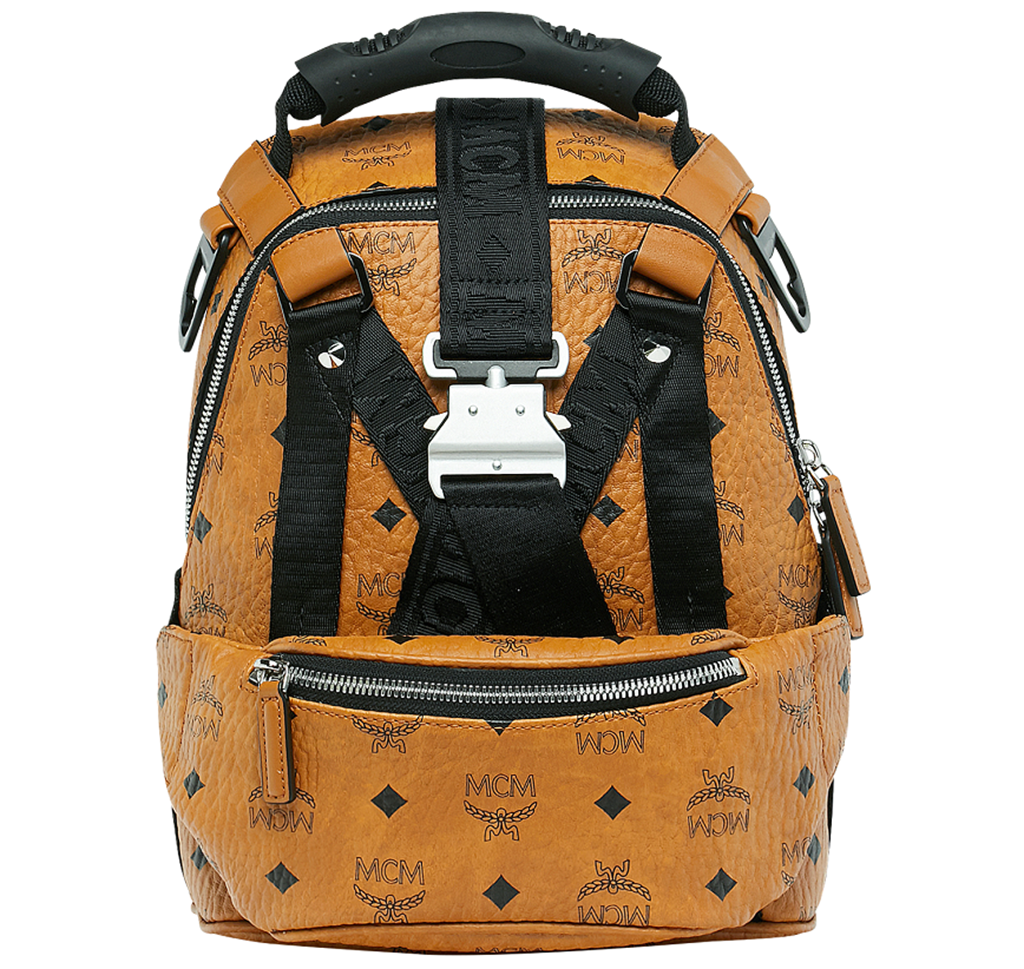 Balo MCM Jemison 2 In 1 Backpack In Visetos 'Cognac' MUK9SJV19CO001